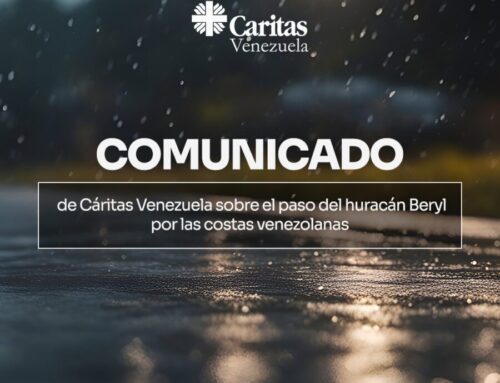 Comunicado de Cáritas Venezuela sobre el paso del huracán Beryl por las costas venezolanas
